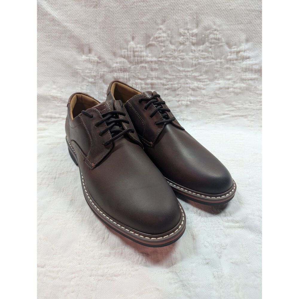 NWOT Florsheim Norwalk Plain Toe Oxford- Brown CH Leather